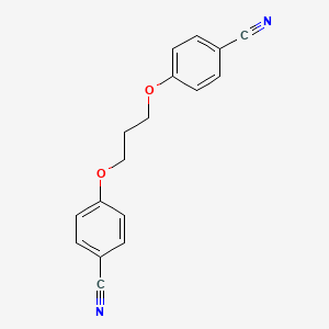 molecular formula C17H14N2O2 B8788195 4,4'-Trimethylenedioxydibenzonitrile CAS No. 7476-06-4