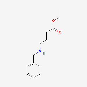 molecular formula C13H19NO2 B8788230 Ethyl 4-(benzylamino)butanoate 