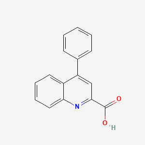 molecular formula C16H11NO2 B8788242 4-Phenylquinoline-2-carboxylic acid CAS No. 61652-16-2
