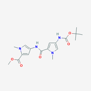 methyl 4-(4-(tert-butoxycarbonylamino)-1-methyl-1H-pyrrole-2-carboxamido)-1-methyl-1H-pyrrole-2-carboxylate