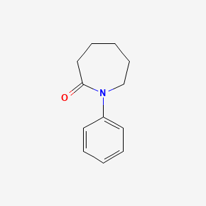 molecular formula C12H15NO B8788280 1-Phenylazepan-2-one 