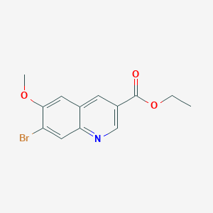 Ethyl 7-bromo-6-methoxyquinoline-3-carboxylate