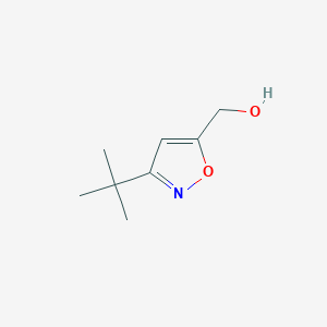 molecular formula C8H13NO2 B8788398 (3-t-Butyl-isoxazol-5-yl)methanol 