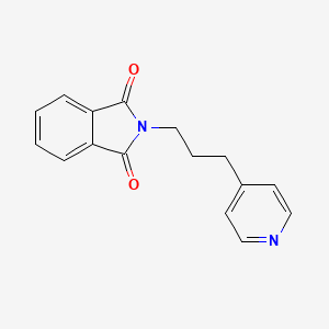 molecular formula C16H14N2O2 B8788475 N-[3-(4-Pyridyl)propyl]phthalimide CAS No. 84200-08-8