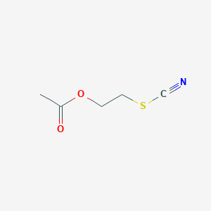 molecular formula C5H7NO2S B8788480 2-Thiocyanatoethyl acetate CAS No. 20578-45-4