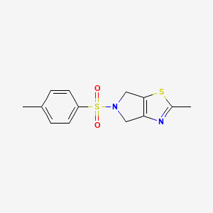 2-Methyl-5-tosyl-5,6-dihydro-4H-pyrrolo[3,4-d]thiazole
