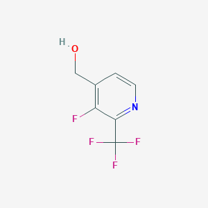 molecular formula C7H5F4NO B8788712 [3-Fluoro-2-(trifluoromethyl)pyridin-4-yl]methanol 