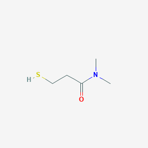 molecular formula C5H11NOS B8788744 Propanamide, 3-mercapto-N,N-dimethyl- CAS No. 92065-71-9