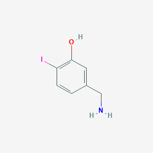 5-(Aminomethyl)-2-iodophenol