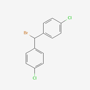 molecular formula C13H9BrCl2 B8788767 Benzene, 1,1'-(bromomethylene)bis(4chloro- CAS No. 6306-46-3