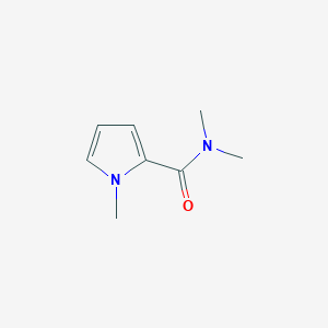 molecular formula C8H12N2O B8788861 N,N,1-trimethyl-1H-pyrrole-2-carboxamide CAS No. 68204-57-9