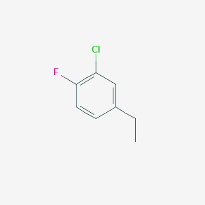 molecular formula C8H8ClF B8788868 2-Chloro-4-ethyl-1-fluorobenzene 