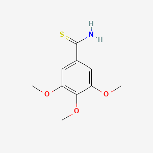 molecular formula C10H13NO3S B8788869 3,4,5-Trimethoxythiobenzamide CAS No. 60987-94-2