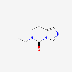 B8788891 6-ethyl-7,8-dihydroimidazo[1,5-c]pyrimidin-5(6H)-one CAS No. 743374-53-0