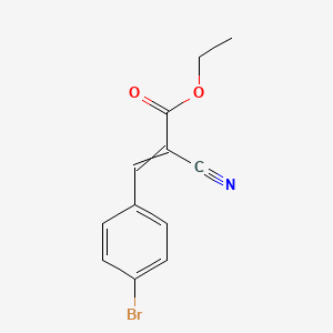 Ethyl 3-(4-bromophenyl)-2-cyanoprop-2-enoate