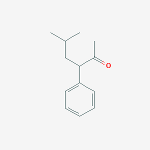 molecular formula C13H18O B8788902 5-Methyl-3-phenylhexan-2-one CAS No. 103392-12-7