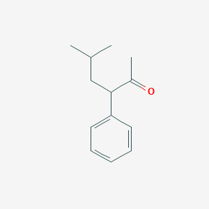 B8788902 5-Methyl-3-phenylhexan-2-one CAS No. 103392-12-7