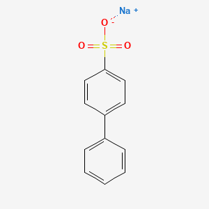 molecular formula C12H9NaO3S B8788916 Sodium p-biphenylsulfonate CAS No. 2217-82-5