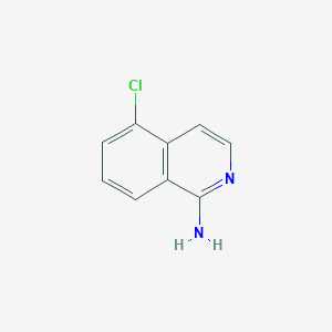 molecular formula C9H7ClN2 B8788931 5-Chloroisoquinolin-1-amine 