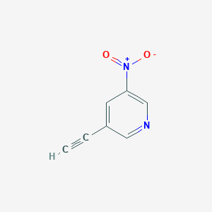 molecular formula C7H4N2O2 B8788951 3-Ethynyl-5-nitropyridine CAS No. 1211578-08-3