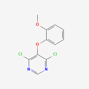 4,6-Dichloro-5-(2-methoxyphenoxy)pyrimidine