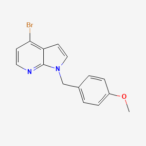 1H-Pyrrolo[2,3-b]pyridine, 4-bromo-1-[(4-methoxyphenyl)methyl]-