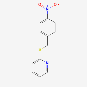 molecular formula C12H10N2O2S B8789089 2-[(4-Nitrobenzyl)sulfanyl]pyridine CAS No. 104742-05-4