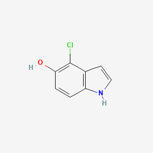 molecular formula C8H6ClNO B8789169 4-Chloro-1H-indol-5-ol 