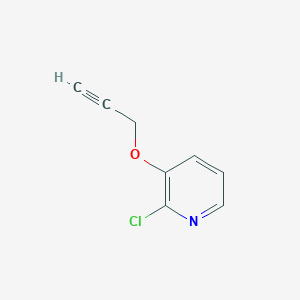 molecular formula C8H6ClNO B8789255 2-Chloro-3-(prop-2-yn-1-yloxy)pyridine 