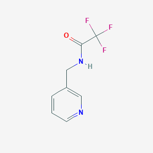 molecular formula C8H7F3N2O B8789334 2,2,2-trifluoro-N-(pyridin-3-ylmethyl)acetamide 