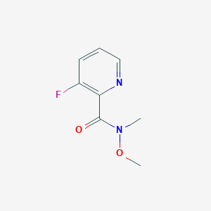 3-Fluoro-N-methoxy-N-methylpicolinamide