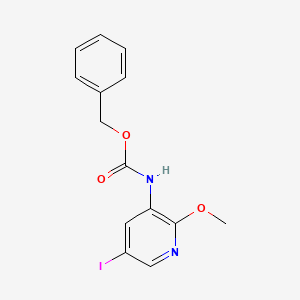Benzyl (5-iodo-2-methoxypyridin-3-yl)carbamate