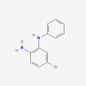 molecular formula C12H11BrN2 B8789445 5-bromo-N1-phenylbenzene-1,2-diamine 