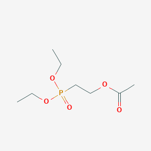 molecular formula C8H17O5P B8789518 2-Diethoxyphosphorylethyl acetate CAS No. 15300-97-7