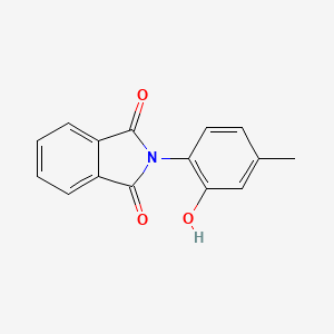 molecular formula C15H11NO3 B8789564 2-(2-Hydroxy-4-methyl-phenyl)-isoindole-1,3-dione 