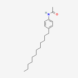 molecular formula C20H33NO B8789742 N-(4-dodecylphenyl)acetamide CAS No. 3663-30-7