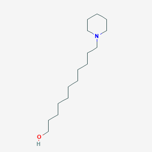 molecular formula C16H33NO B8789791 11-(Piperidin-1-yl)undecan-1-ol 