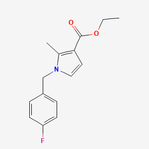 Ethyl 1-(4-fluorobenzyl)-2-methyl-1H-pyrrole-3-carboxylate