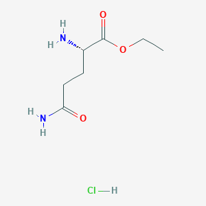 (S)-Ethyl 2,5-diamino-5-oxopentanoate hydrochloride