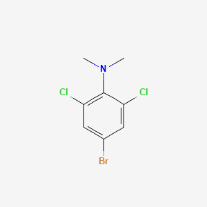 molecular formula C8H8BrCl2N B8789841 4-bromo-2,6-dichloro-N,N-dimethylaniline 