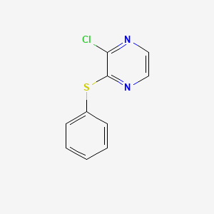 2-Chloro-3-(phenylsulfanyl)pyrazine