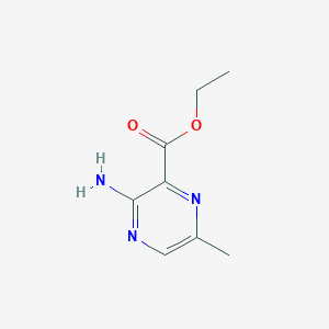 molecular formula C8H11N3O2 B8789911 Ethyl 3-amino-6-methylpyrazine-2-carboxylate CAS No. 64882-36-6