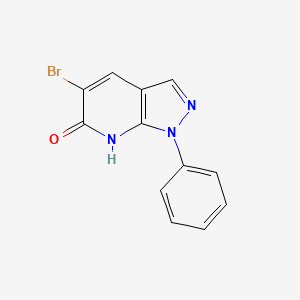 5-Bromo-1-phenyl-1H-pyrazolo[3,4-b]pyridin-6(7H)-one