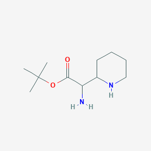 molecular formula C11H22N2O2 B8790010 2-(Tert.-butyloxycarbonyl-aminomethyl)-piperidine 