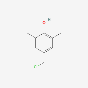 molecular formula C9H11ClO B8790116 4-(Chloromethyl)-2,6-dimethylphenol CAS No. 28193-66-0