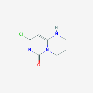molecular formula C7H8ClN3O B8790130 8-Chloro-3,4-dihydro-1H-pyrimido[1,6-A]pyrimidin-6(2H)-one 