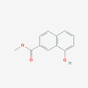 molecular formula C12H10O3 B8790175 Methyl 8-hydroxy-2-naphthoate 