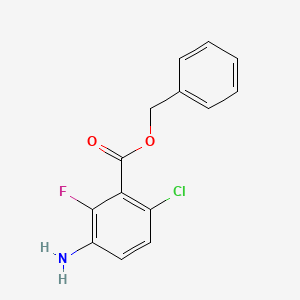 Benzyl 3-amino-6-chloro-2-fluorobenzoate