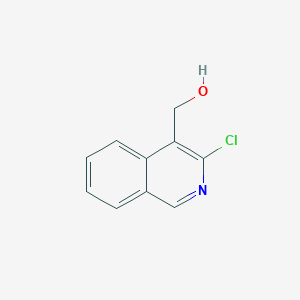 molecular formula C10H8ClNO B8790234 (3-Chloroisoquinolin-4-yl)methanol 