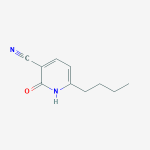 molecular formula C10H12N2O B8790250 6-Butyl-2-oxo-1,2-dihydropyridine-3-carbonitrile CAS No. 118420-86-3